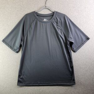 Kanu Surf Shirt Mens Large Gray Rashguard UPF Wicking Swim Top Beach Swimming